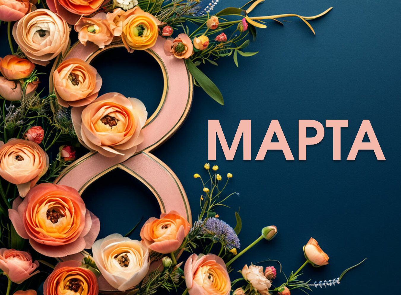 С 8 Марта - Международным Женским Днём!